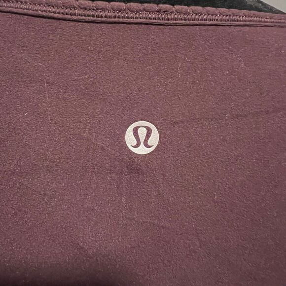 Lululemon Iconic Wrap Plum Purple Womens 8 Luon Pullover - Picture 4 of 6
